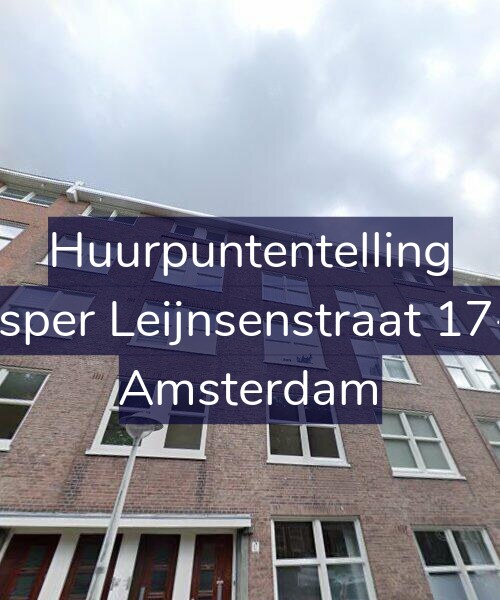 Foto gevel Huurpuntentelling voor Jasper Leijnsenstraat 17-2, Amsterdam