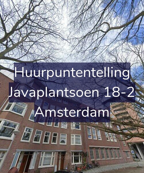 Foto gevel Huurpuntentelling voor Javaplantsoen 18-2, Amsterdam