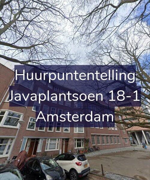 Foto gevel Huurpuntentelling voor Javaplantsoen 18-1, Amsterdam