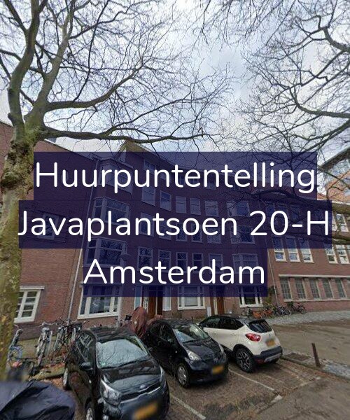 Foto gevel Huurpuntentelling voor Javaplantsoen 20-H, Amsterdam