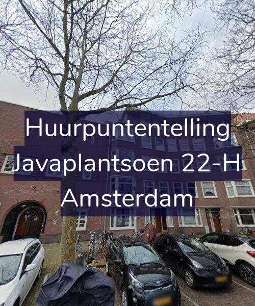 Foto gevel Huurpuntentelling voor Javaplantsoen 22-H, Amsterdam