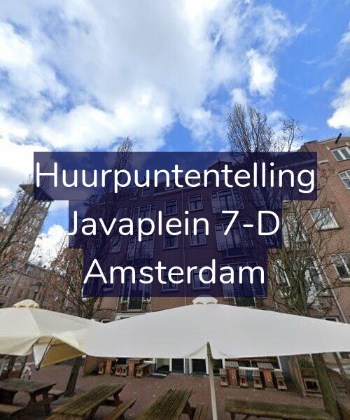 Foto gevel Huurpuntentelling voor Javaplein 7-D, Amsterdam