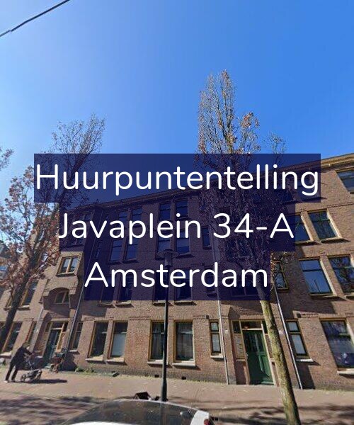 Foto gevel Huurpuntentelling voor Javaplein 34-A, Amsterdam