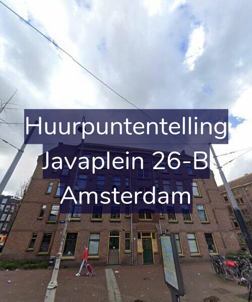 Foto gevel Huurpuntentelling voor Javaplein 26-B, Amsterdam