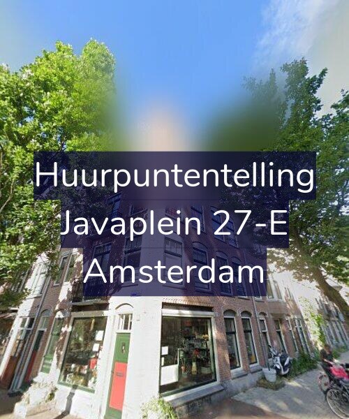 Foto gevel Huurpuntentelling voor Javaplein 27-E, Amsterdam