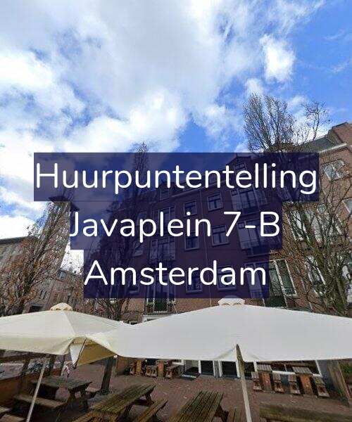 Foto gevel Huurpuntentelling voor Javaplein 7-B, Amsterdam