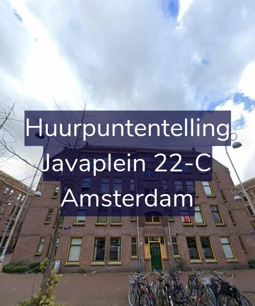 Foto gevel Huurpuntentelling voor Javaplein 22-C, Amsterdam