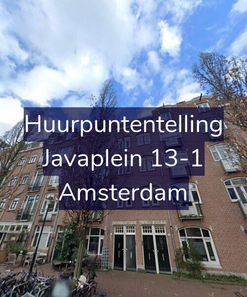 Foto gevel Huurpuntentelling voor Javaplein 13-1, Amsterdam