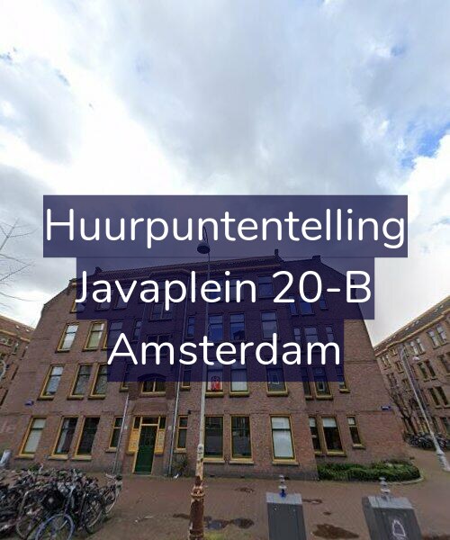 Foto gevel Huurpuntentelling voor Javaplein 20-B, Amsterdam