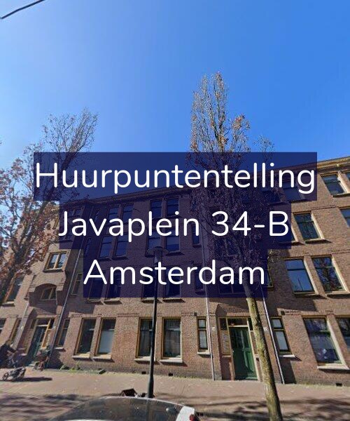 Foto gevel Huurpuntentelling voor Javaplein 34-B, Amsterdam