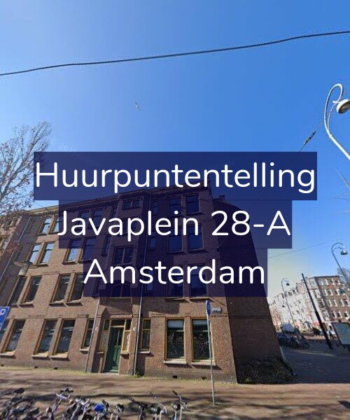 Foto gevel Huurpuntentelling voor Javaplein 28-A, Amsterdam