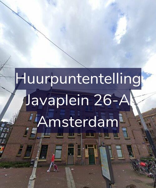Foto gevel Huurpuntentelling voor Javaplein 26-A, Amsterdam