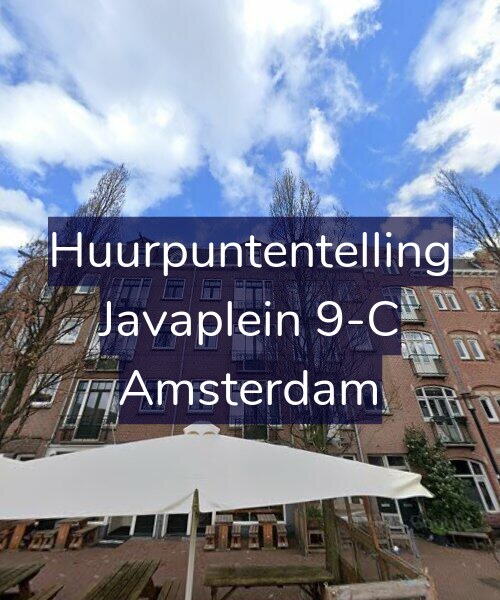 Foto gevel Huurpuntentelling voor Javaplein 9-C, Amsterdam