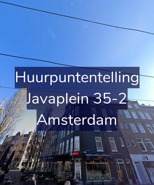Foto gevel Huurpuntentelling voor Javaplein 35-2, Amsterdam
