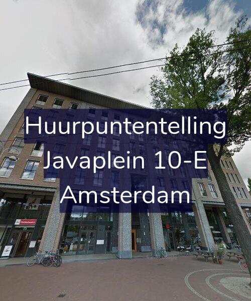 Foto gevel Huurpuntentelling voor Javaplein 10-E, Amsterdam