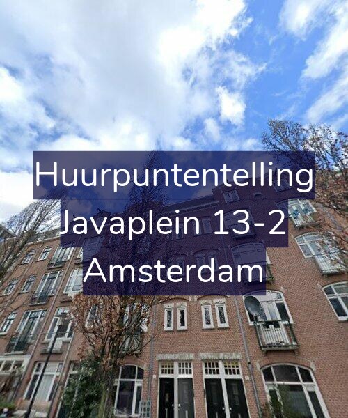 Foto gevel Huurpuntentelling voor Javaplein 13-2, Amsterdam
