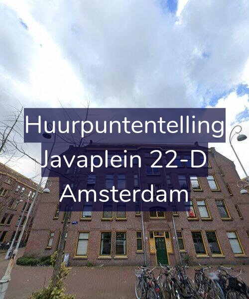 Foto gevel Huurpuntentelling voor Javaplein 22-D, Amsterdam