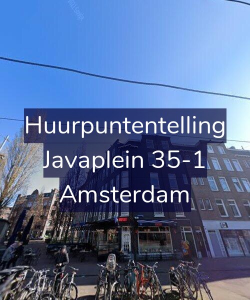 Foto gevel Huurpuntentelling voor Javaplein 35-1, Amsterdam