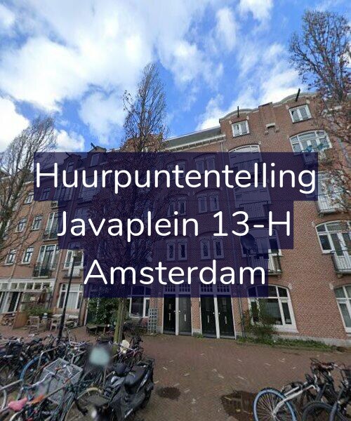 Foto gevel Huurpuntentelling voor Javaplein 13-H, Amsterdam