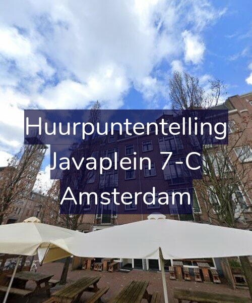 Foto gevel Huurpuntentelling voor Javaplein 7-C, Amsterdam