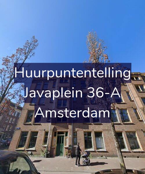 Foto gevel Huurpuntentelling voor Javaplein 36-A, Amsterdam
