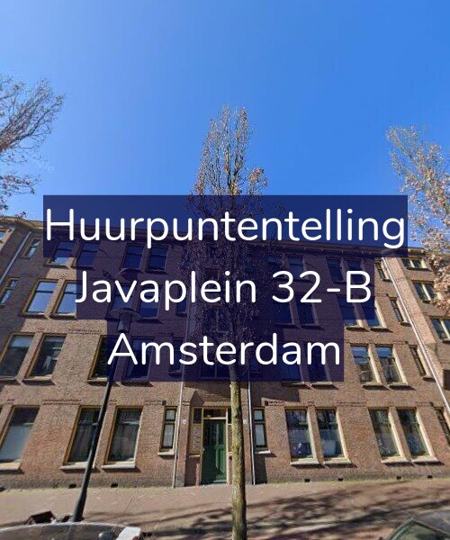 Foto gevel Huurpuntentelling voor Javaplein 32-B, Amsterdam