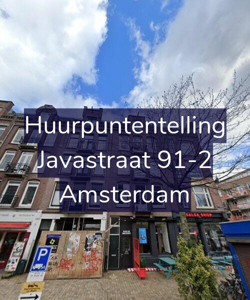 Foto gevel Huurpuntentelling voor Javastraat 91-2, Amsterdam