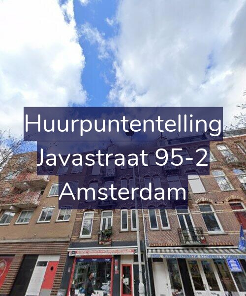 Foto gevel Huurpuntentelling voor Javastraat 95-2, Amsterdam
