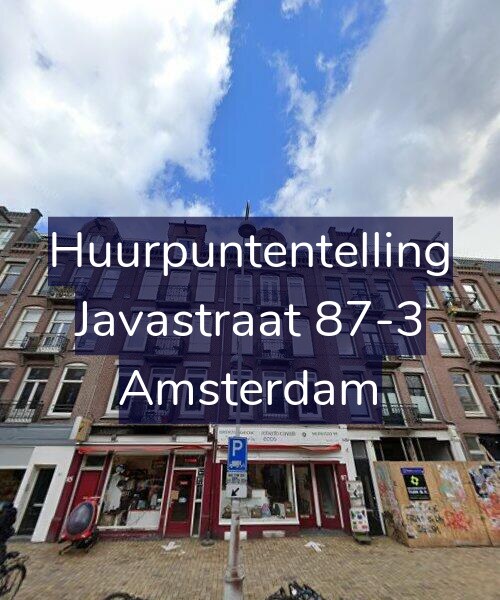 Foto gevel Huurpuntentelling voor Javastraat 87-3, Amsterdam