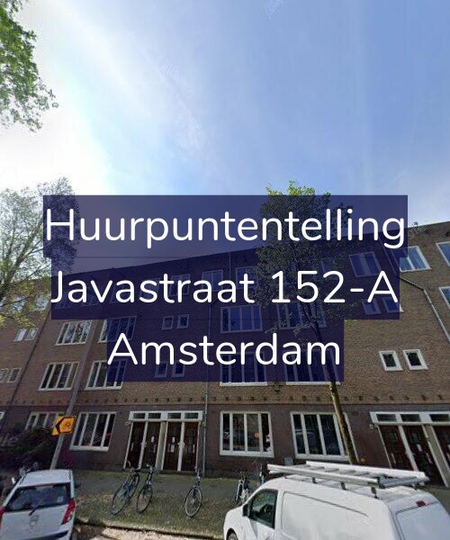 Foto gevel Huurpuntentelling voor Javastraat 152-A, Amsterdam
