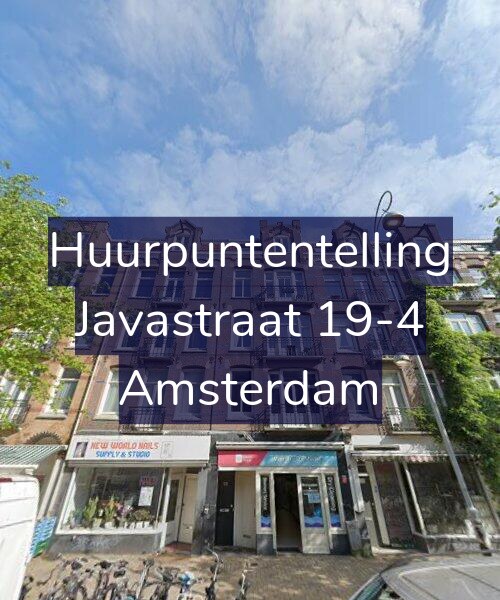 Foto gevel Huurpuntentelling voor Javastraat 19-4, Amsterdam