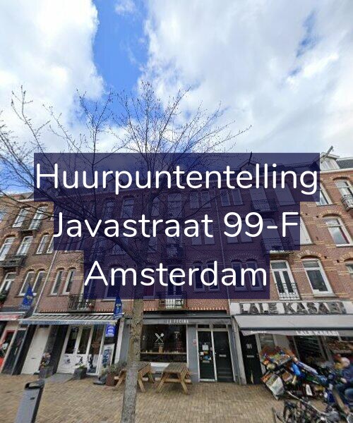 Foto gevel Huurpuntentelling voor Javastraat 99-F, Amsterdam