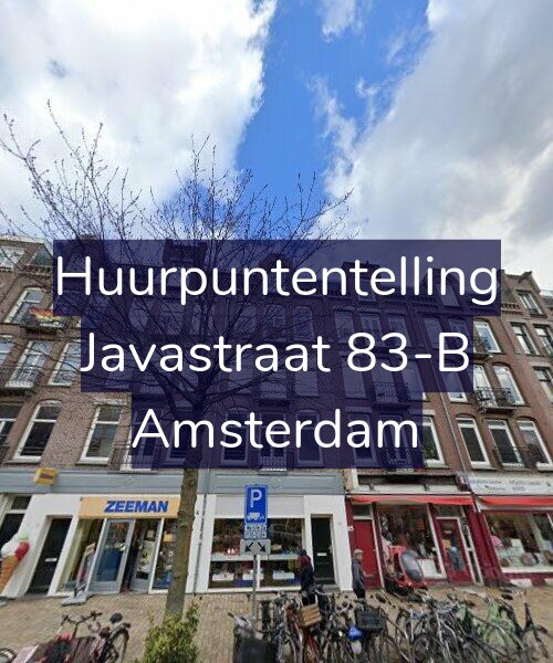 Foto gevel Huurpuntentelling voor Javastraat 83-B, Amsterdam