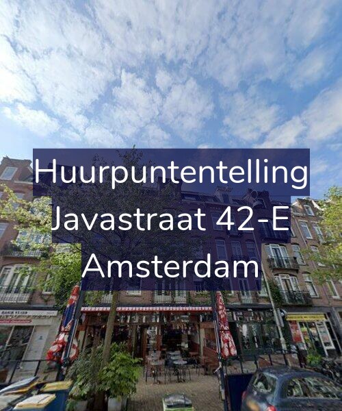Foto gevel Huurpuntentelling voor Javastraat 42-E, Amsterdam