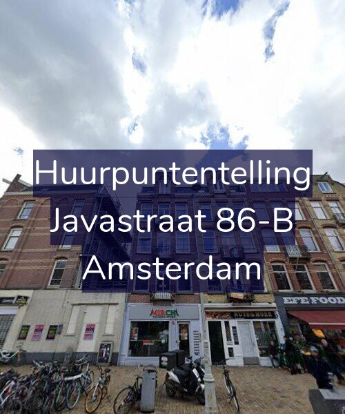 Foto gevel Huurpuntentelling voor Javastraat 86-B, Amsterdam