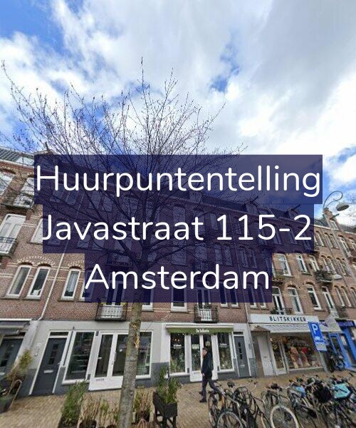 Foto gevel Huurpuntentelling voor Javastraat 115-2, Amsterdam