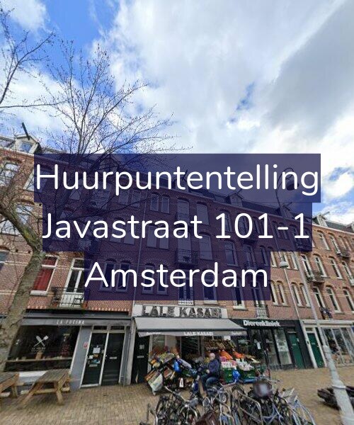 Foto gevel Huurpuntentelling voor Javastraat 101-1, Amsterdam