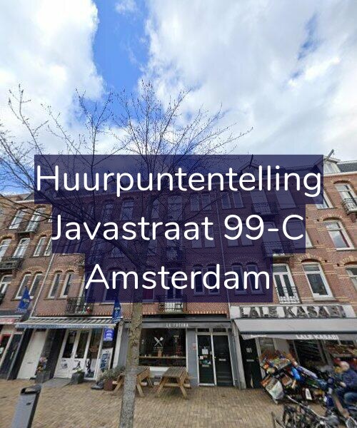 Foto gevel Huurpuntentelling voor Javastraat 99-C, Amsterdam