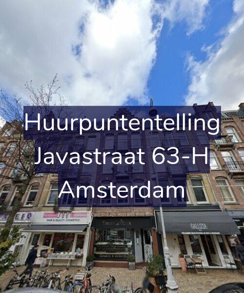 Foto gevel Huurpuntentelling voor Javastraat 63-H, Amsterdam