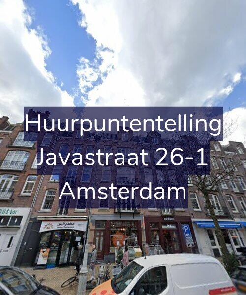 Foto gevel Huurpuntentelling voor Javastraat 26-1, Amsterdam