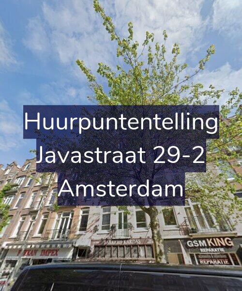 Foto gevel Huurpuntentelling voor Javastraat 29-2, Amsterdam
