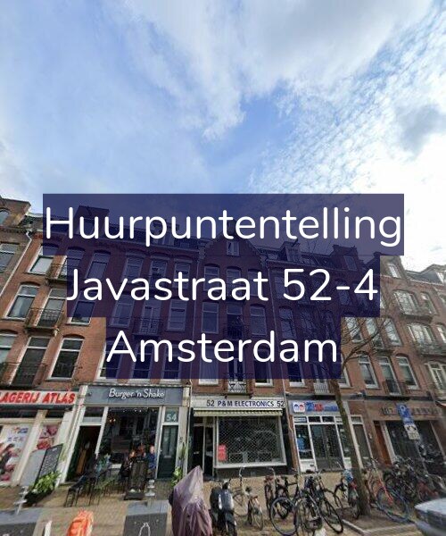Foto gevel Huurpuntentelling voor Javastraat 52-4, Amsterdam