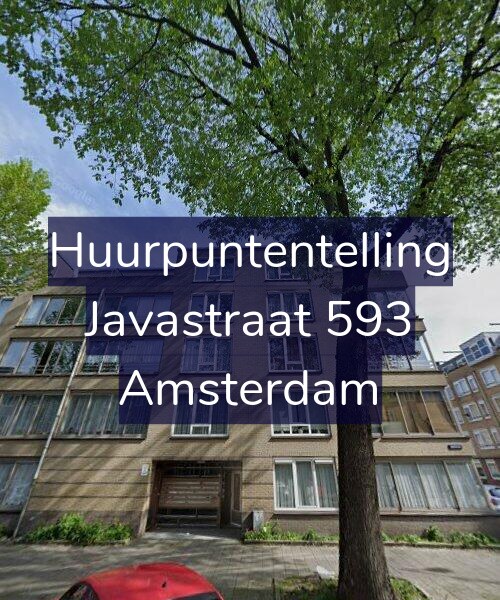 Foto gevel Huurpuntentelling voor Javastraat 593, Amsterdam