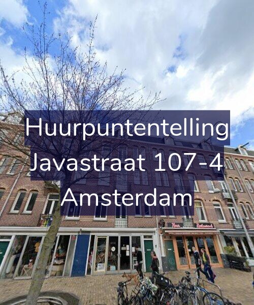 Foto gevel Huurpuntentelling voor Javastraat 107-4, Amsterdam