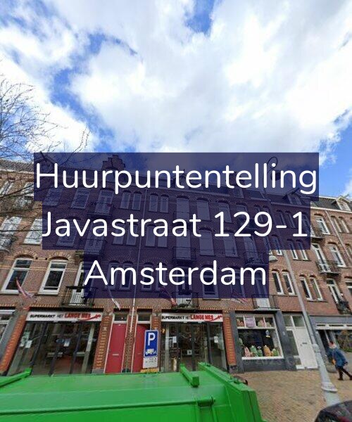 Foto gevel Huurpuntentelling voor Javastraat 129-1, Amsterdam