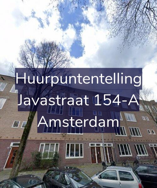 Foto gevel Huurpuntentelling voor Javastraat 154-A, Amsterdam