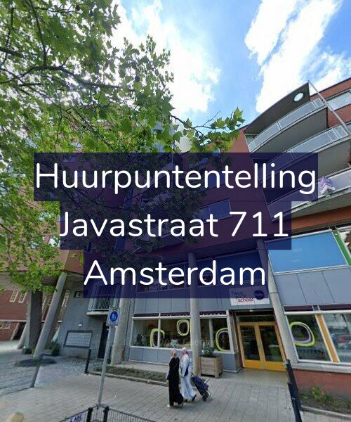 Foto gevel Huurpuntentelling voor Javastraat 711, Amsterdam