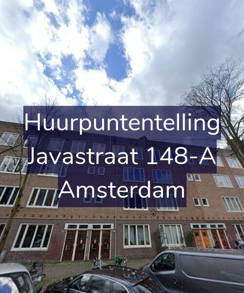 Foto gevel Huurpuntentelling voor Javastraat 148-A, Amsterdam