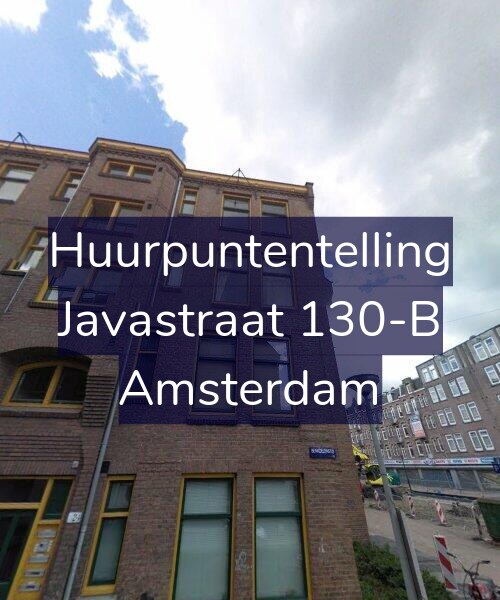Foto gevel Huurpuntentelling voor Javastraat 130-B, Amsterdam