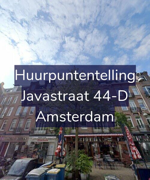 Foto gevel Huurpuntentelling voor Javastraat 44-D, Amsterdam